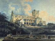 Thomas Girtin Jedburgh Abbey from the River oil painting